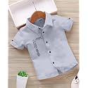 for Boys Printed Cotton Blend Casual Shirt | Soft &amp; Comfortable to