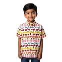 Boys Printed Cotton Blend Casual wear Comfortable Printed Shirt