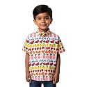 Boys Printed Cotton Blend Casual wear Comfortable Printed Shirt