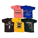 Boys Printed Cotton Half Sleeve Regular Fit