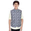 CHARCHIT Boys Printed Nehru Jacket and Shirt