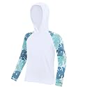 Boys Rash Guard Swim Hoodie, Kids Long Sleeve Sun Fishing Shirts