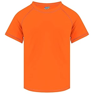 boys rash guard swim shirt short sleeve for toddler kids youth rashguard water shirt upf 50 quick dry swimming shirt