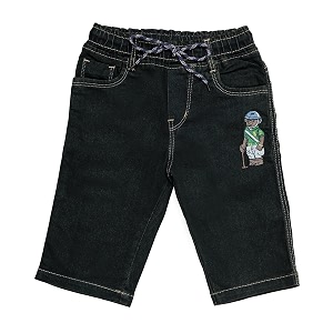 Boys Regular fitLight BlueDrawstring Elastic WaistbandStretchable Cotton