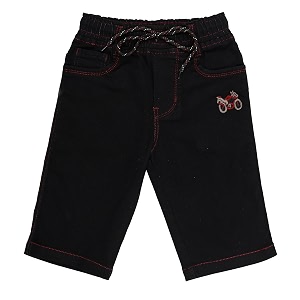 Boys Regular fitLight BlueDrawstring Elastic WaistbandStretchable Cotton