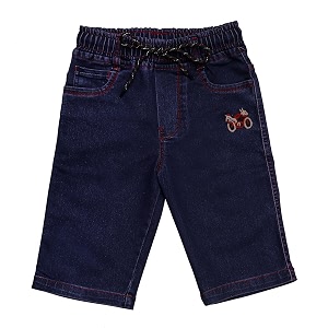 Boys Regular fitLight BlueDrawstring Elastic WaistbandStretchable Cotton