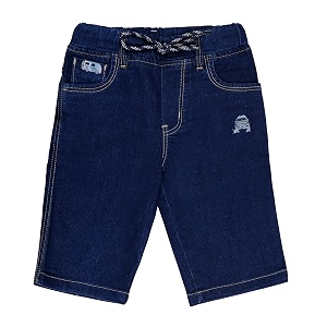 Boys Regular fitLight BlueDrawstring Elastic WaistbandStretchable Cotton