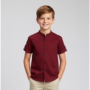 boys regular fit shirt lightweight cotton material for all day comfort and easy movement