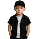 Boys Regular Fit Solid Casual Shirt with