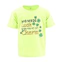 Boys Short Sleeve Funny Graphic Tees for Toddler to Big Kid