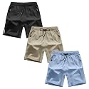 Boys Shorts Quick Dry Athletic Running Shorts with Zipper Pockets