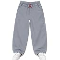 Boys Silver Baggy Fit Denim Jeans 