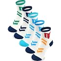 Boys Socks Toddler Youth Crew Kids Cotton White Colorful Pattern Size XS