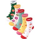 Boys Socks Athletic Crew Cotton Seamless Toes Breathable 5-Pack 4-18Years