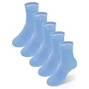 Boys Socks Athletic Crew Cotton Seamless Toes Breathable 5-Pack 4-18Years