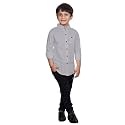 Boys Solid Casual Shirt in Cotton Fabric
