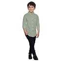 Boys Solid Casual Shirt in Cotton Fabric