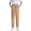 Boys Stretch Chino Pants, Pull-On Elastic Waist School Uniform Fit 3T-16Y