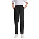 Boys Stretch Chino Pants, Pull-On Elastic Waist School Uniform Fit 3T-16Y