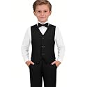 Boys Suit for Kids Formal Slim Fit Tuxedo Suits Ring Bearer Outfit