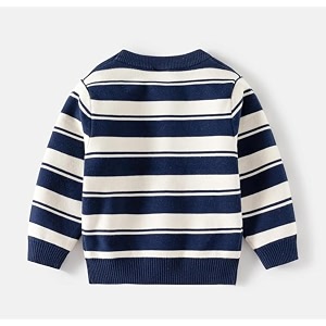Boys SweaterWinter SweaterFull Sleeve Striped Pullover Sweater