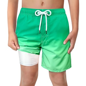 boys swim trunks with boxer brief liner compression anti chafe swimming shorts stretchy upf quick dry swimsuit