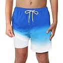 Boys Swim Trunks with Boxer Brief Liner Compression Anti Chafe Swimming Shorts Stretchy UPF Quick Dry Swimsuit