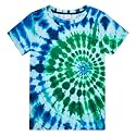Boys Tie Dye Shirt Kids Rainbow Shirts Size 4-16
