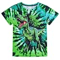 Boys Tie Dye Shirt Kids Rainbow Shirts Size 4-16