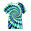 Boys Tie Dye Shirt Kids Rainbow Shirts Size 4-16