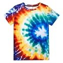 Boys Tie Dye Shirt Kids Rainbow Shirts Size 4-16