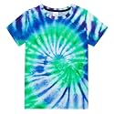 Boys Tie Dye Shirt Kids Rainbow Shirts Size 4-16