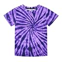 Boys Tie Dye Shirt Kids Rainbow Shirts Size 4-16