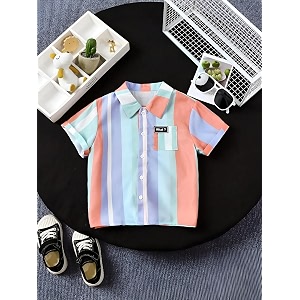 Boys Trendy Multicolor Shirt for Kids