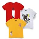 Boys Typographic Printed 100 Cotton Half Sleeve