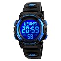 Boys Watch Digital Sports Waterproof Outdoor Kids Watches Alarm Clock 12/24 H Stopwatch Calendar 3-15 Year Old Boys Girls Wristwatch