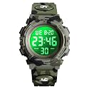 Boys Watch Digital Sports Waterproof Outdoor Kids Watches Alarm Clock 12/24 H Stopwatch Calendar 3-15 Year Old Boys Girls Wristwatch