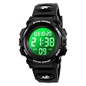 Boys Watch Digital Sports Waterproof Outdoor Kids Watches Alarm Clock 12/24 H Stopwatch Calendar 3-15 Year Old Boys Girls Wristwatch