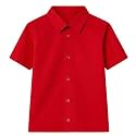 Boys White School Shirt Half Sleeve
