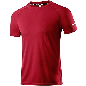 boyzn 1 or 3 pack men39s workout running shirts dry fit moisture wicking t-shirts sports gym athletic short sleeve shirts