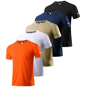 boyzn 1 or 3 pack men39s workout running shirts dry fit moisture wicking t-shirts sports gym athletic short sleeve shirts