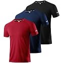 Boyzn 1 or 3 Pack Men's Workout Running Shirts, Dry Fit Moisture Wicking T-Shirts, Sports Gym Athletic Short Sleeve Shirts