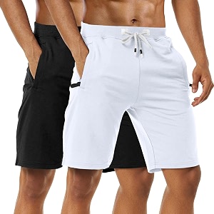 Boyzn Mens 2 Pack Athletic Shorts Comfortable