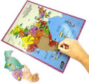 BOZICA India Map States & capital Jigsaw Puzzles Educational /Learning Toys for kids (Multicolor, Blue)