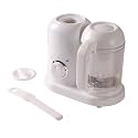 BPA-Free-No Infant Meal Steamer and Blender Multifunctional Infant Meal Maker Electric Steamer and Blender Compact for Parents, Babies, Meal Preparation, White, UK Plug