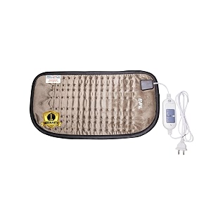 bpl medical technologies orthocare orthopaedic electric heating pad for lower back pain lumbar shoulder amp knee pain amp period cramps relief with temperature controller - size - xl - velvet brown