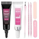 BQAN Semi Nail Glue Kit Super Strong for Press ons & Nail Tips