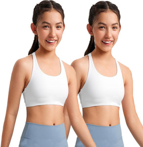 braafee girls non padded fully stretchable high coverage bra multicolor girls sports non padded bra