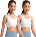 BRAAFEE Girls Non Padded fully stretchable High Coverage Bra (Multicolor) Girls Sports Non Padded Bra