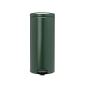 Brabantia New Icon Step Trash Can (8 Gal/Pine Green) Soft Closing Kitchen Garbage/Recycling Can with Removable Bucket